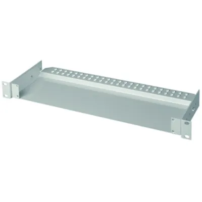 Telegärtner 19" LWL Patchpanel H02030A0048 | 1HE Verteilerrahmen | unbestückt | für Breakoutkabel | Stahlblech