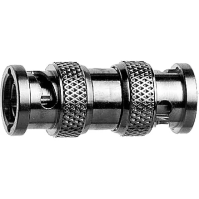 Telegärtner BNC-Kupplung J01005A1230 | Stecker/Stecker | 75 Ohm | Koaxial Adapter gerade | Metall | 1 Stück