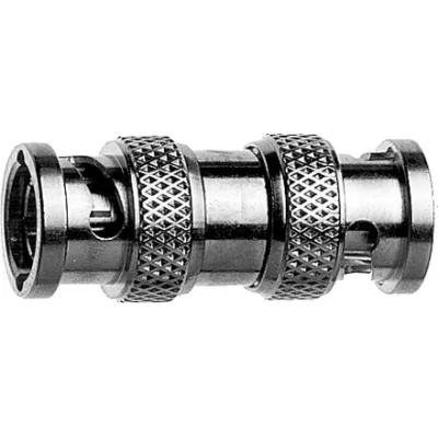 Telegärtner BNC-Kupplung J01005A1230 | Stecker/Stecker | 75 Ohm | Koaxial Adapter gerade | Metall | 1 Stück