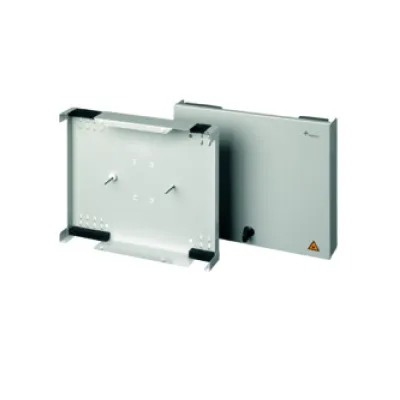 Telegärtner LWL-Mini-Wandverteiler H02050A0008 | abschließbar | 8 Spleißkassetten | lichtgrau RAL 7035