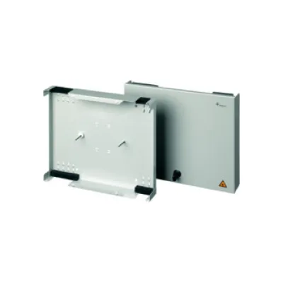 Telegärtner LWL-Mini-Wandverteiler H02050A0008 | abschließbar | 8 Spleißkassetten | lichtgrau RAL 7035