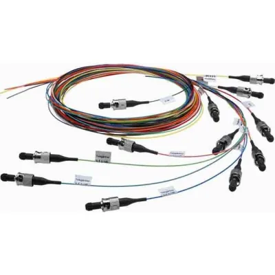 Telegärtner LWL Pigtail-Set TN-PS-12SC-E9-OS2 | 12x SC | Singlemode OS2 | 2m Vollader | farbcodiert | steckerfertig