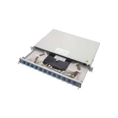 Telegärtner LWL-Patchpanel PROFI V | 19" 1HE | 6x SC-Duplex | OM3 Multimode | mit Pigtails | grau RAL7035