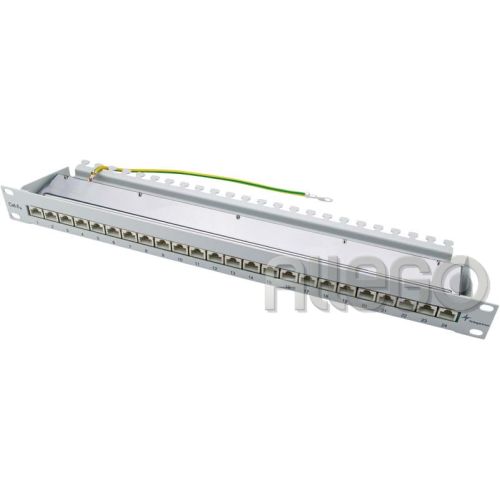 Bild: Telegärtner PatchPanel MPP24-HS Cat.6A RAL 7035 J02023A0050