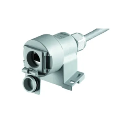 Telegärtner Anschlussdose STX V6 AP J00020A0436 | RJ45 Buchse Cat.6A | 10 Gigabit | IP67 | geschirmt | silber