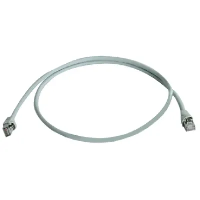 Telegärtner Patchkabel S/FTP L00006A0494 Cat.6A RJ45 10,5m | halogenfrei | flammwidrig | grau