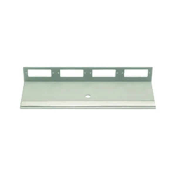 Telegärtner LWL Verteilerplatte H02025A0137 | für 4x SC-Duplex Kupplungen | Kompakt-Spleißbox passend | grau RAL 7035