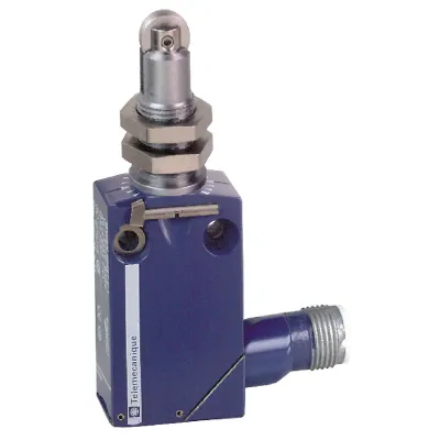 Telemecanique Positionsschalter XCMD21F2C12 | Miniatur-Endschalter Metall | Rollenstößel | 1Ö/1S | M12 | IP66/IP67