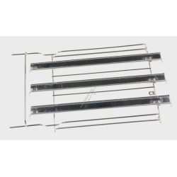 Teleskopauszug 3-fach links für Gorenje Ofen 461563 Backofen-Teleskopschiene