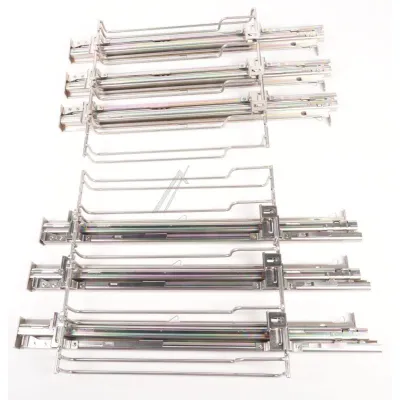 Teleskopauszug-Set für Ofen Bosch Siemens 17008994 5 Ebenen Pyrolyse 60cm