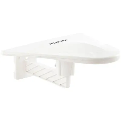 Telestar DVB-T2 Außenantenne ANTENNA 10 | 5102220 | aktiv | 51 dB Verstärkung | LTE-Filter | UKW/VHF/UHF | weiß