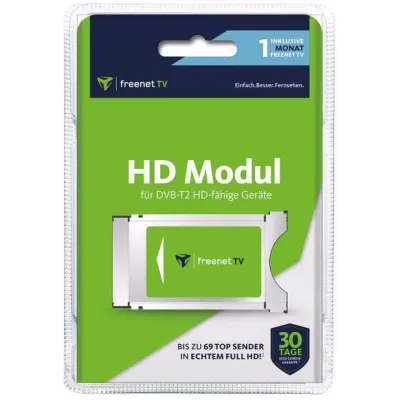 freenet TV CI+ Modul 89997 | DVB-T2 HD | 1 Monat inkl. | 69 Sender Full HD | Irdeto | einfache Installation