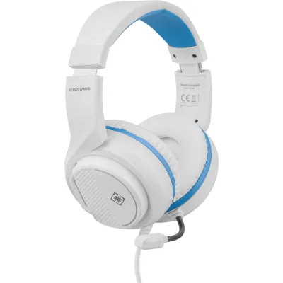 DELTACO GAMING Headset GAM-127-W | Gaming Headset PS5 | 3,5 mm Klinke | Stereo Sound | Kopfbügel | Weiß