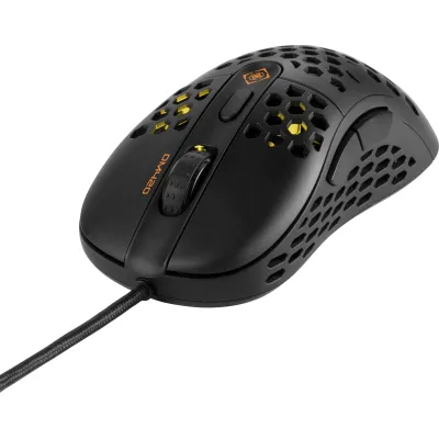 DELTACO GAMING Gaming Maus GAM-106 | RGB | ultraleicht | 6400 DPI | programmierbar | USB | schwarz