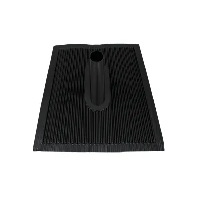 TELEVES Aluziegel Dachdurchführung ABZ60SG | Aluminium-Dachziegel für Masten bis 60mm | 50x60cm | schwarz