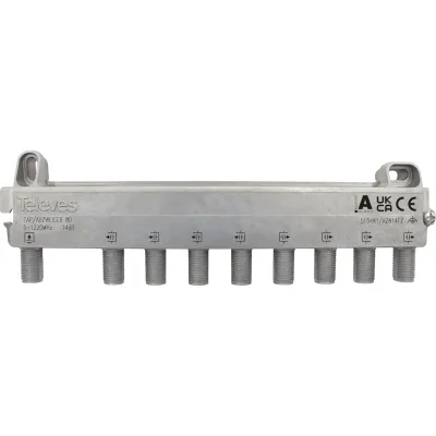 TELEVES Abzweiger AZ814FZ 8-fach | Kabelfernsehen | F-Connector | 5-1220MHz | 14dB | DOCSIS 3.1 | Klasse A