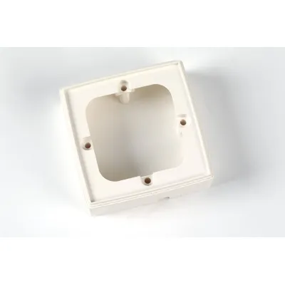 Televes Aufputzrahmen AR2/3T | 2/3-fach Antennendose | 80x80mm | ABS Kunststoff | Schraubbefestigung | reinweiß