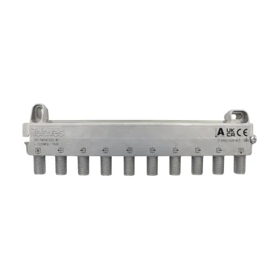 TELEVES Abzweiger AZ818FZ | 8-fach | F-Connector | 5-1220 MHz | 18 dB Dämpfung | DOCSIS 3.1 | Klasse A | Innenmontage