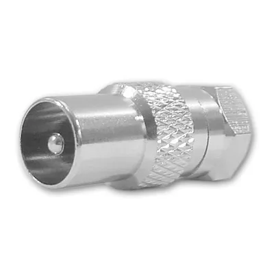 Televes Adapter FS-KS1 | F-Stecker auf IEC-Stecker | gerade Form | 75 Ohm | Antenne & SAT