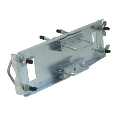 TELEVES Kreuzrohrhalter KH60 | Ausleger für Antennenmast 0–60mm | Stahl | Senkrechte & waagerechte Montage