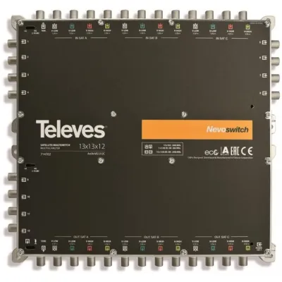 Televes MS 1312C Umschaltmatrix 13 Eingänge 12 Ausgänge NEVO