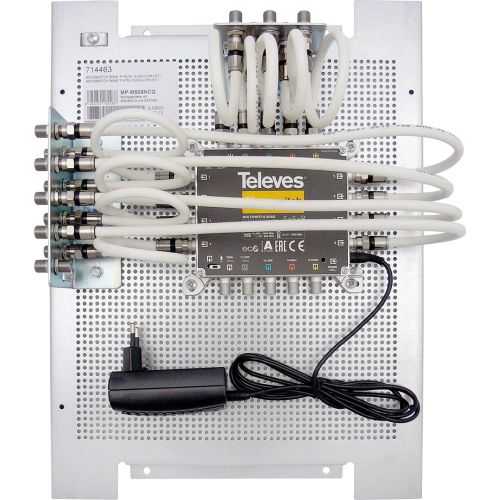 Bild: Televes Multischalter 5 in 8 Nevo m.Montageplatte MP-MS58NCQ