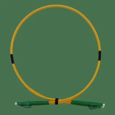 Televes LWL-Duplexkabel OK2LCAPC05 | 0,5m Singlemode 9/125 | LC/APC Stecker | vorkonfektioniert | gelb