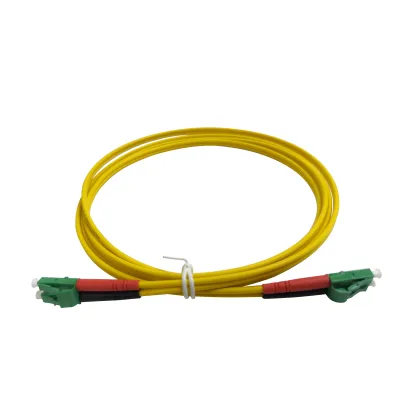 TELEVES LWL Duplex Patchkabel OK2LCAPC2 | Singlemode OS2 | LC/APC beidseitig | 2m | G.657.A1 | orange