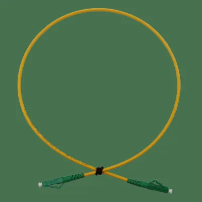 TELEVES LWL-Patchkabel OSK05LCAPC | Glasfaserkabel Singlemode OS1 | LC/APC zu LC/APC | Simplex | 0,5m | orange