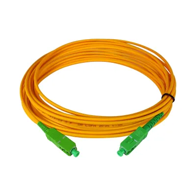 TELEVES LWL-Patchkabel OSK15SCAPC | Singlemode OS1 | SC/APC-SC/APC | Simplex | 15m | LSFH | orange