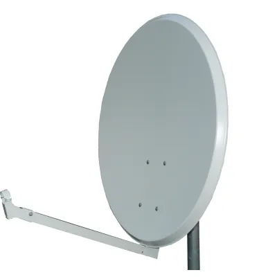 Televes Satellitenspiegel S65EL-W | Sat-Schüssel 65 cm Aluminium | Offset | 40 mm Feedaufnahme | weiß