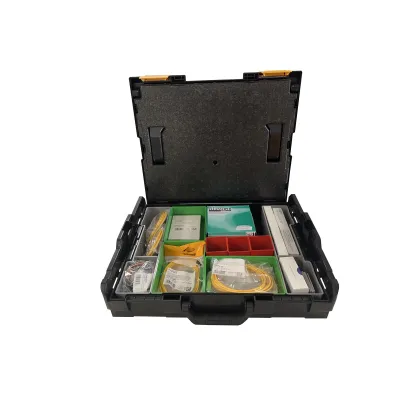 TELEVES OSBOXX Starterbox 232759 | LWL-Werkzeugkofferset | Glasfaser-Zertifizierungsset | inkl. Spleißschutzpresse