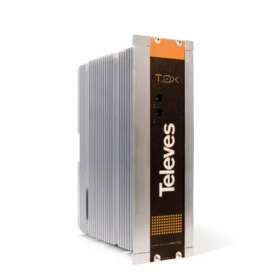 Televes Netzteil UPSU120 T.0X 120W | Schaltnetzteil 24V 5A DC | 2 Ausgänge | Tragschiene | Überlastschutz