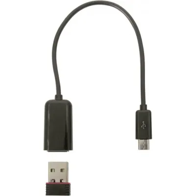 TELEVES USB WLAN Adapter UUSBWIFI | T-0X Streamer Zubehör | USB auf WiFi | OTG Kabel | schwarz