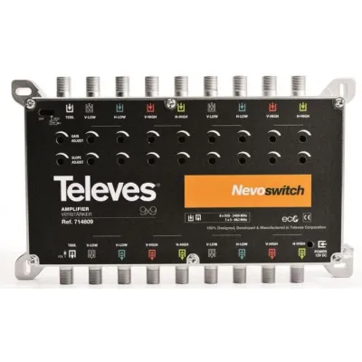 Televes Verstärker 9-fach 27dB f. MS NEVO o.NT MS927VGQ