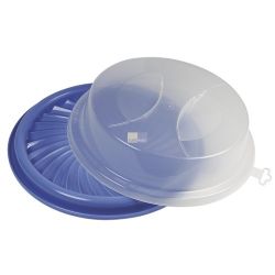 Teller mit Abdeckhaube Set Wpro DFL200 für Mikrowelle 484000008475