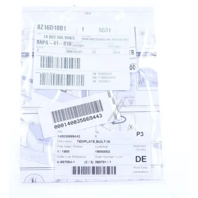 TEMPLATE,BUILT-IN für Geschirrspüler AEG 140035669443 Einbauteil