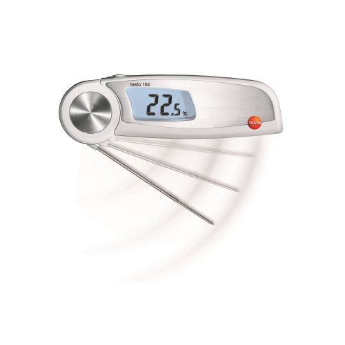 Bild: TESO 0563 0104 Klappthermometer wasserdicht mit Batterie AAA