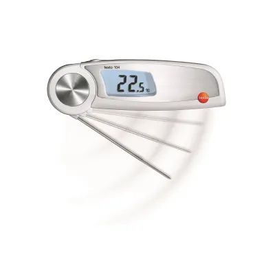 TESO 0563 0104 Klappthermometer wasserdicht mit Batterie AAA