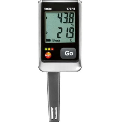 Testo Datenlogger 175 H1 | 0572 1754 | Temperatur- & Luftfeuchtigkeitsmessung | -20 bis +55°C | 1 Mio. Speicher