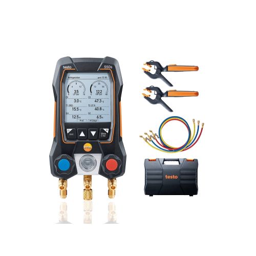 Bild: Testo 550s Smart Set 0564 5503 m.Füllschläuchen Smarte digitale