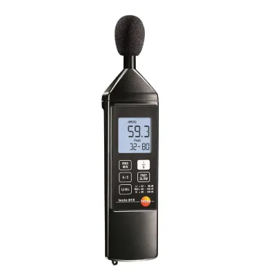 Testo Schallpegelmessgerät 815 | 0563 8155 | digital | 30–130 dB | 3 Messbereiche | kalibriert | Schalldruckmesser
