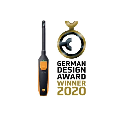 Testo Thermo-Hygrometer 605i | Luftfeuchte- & Temperaturmessgerät Bluetooth | Taupunkt | für Räume & Kanäle