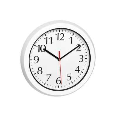 TFA Dostmann Funk-Wanduhr Outdoor 60.3542.02 | wetterfest, spritzwassergeschützt, 30,5cm, Kunststoff, weiß