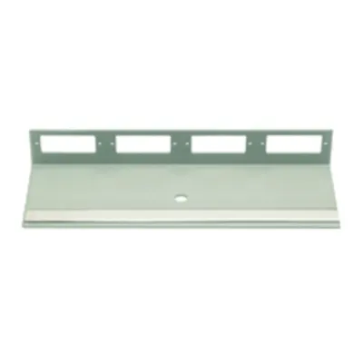 Telegärtner Verteilerplatte H02025A0286 | 6 SC-Kupplungen | Kompakt-Spleißbox | 1HE | Frontplatte | RAL 7035 Grau
