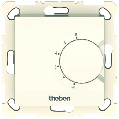 Theben Raumthermostat RAMSES 741 S UP | 7410300 | elektronisch | 230V | Temperaturregelung 5-30°C | PI-Regelung | weiß