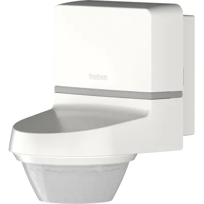THEBEN Bewegungsmelder TECTA D280i WH 1010110 | 280° PIR | 24 m Reichweite | IP55 | Bluetooth App | Aufputz | weiß
