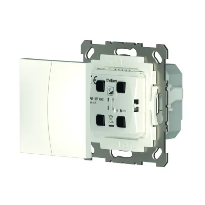 Theben Funk-Taster PD 1 RF KNX 4941675 | 2/4-fach Jalousieaktor | Unterputz | Dimmaktor | KNX RF Data Secure | 230V