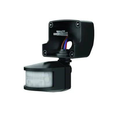 Theben Bewegungsmeldermodul 9070761 theLeda B | für LED-Strahler | 180° Erfassung | 12 m Reichweite | IP55 | schwarz