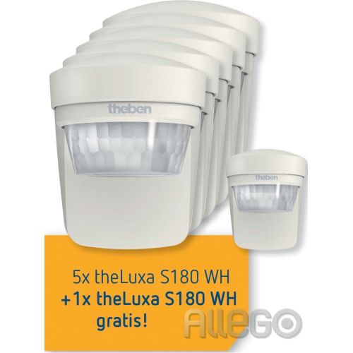 Bild: Theben Aktionspaket2 Beweg.melder 5xtheLUXA S180WH + 9600084